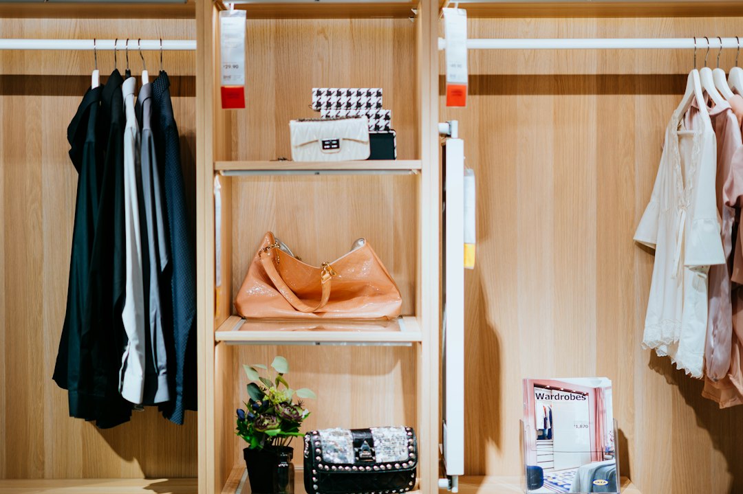 Closet organization ideas for shelves, bags and accessories